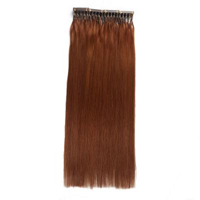 Best 6D Human Hair Extensions Straight 20 Rows 5 Strands/Row
