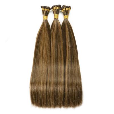 Best Hand Tied Hair Extensions Human Hair Weft Extensions 6 Bundles/Pack #4/27