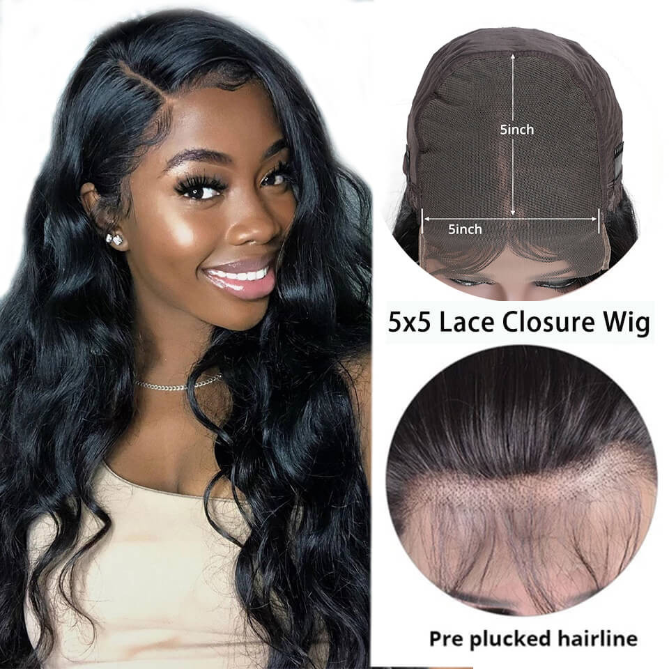 5x5 wig