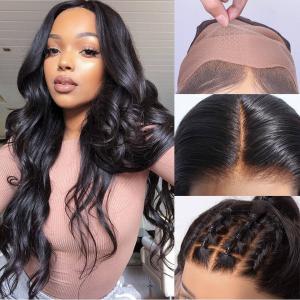 Body Wave Fake Scalp Lace Front Wigs With A Fake Scalp Constructed Undetectable Lace Wigs