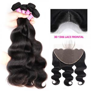 Body Wave Hair Human Weave With 13x6 Lace Frontal Closure