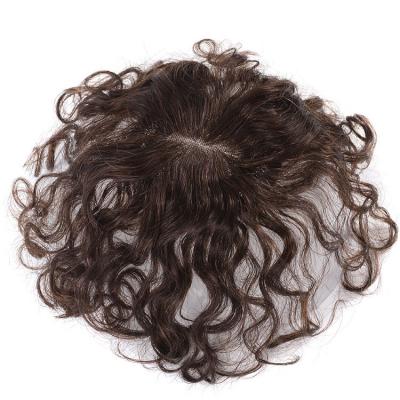 Curly Human Hair Toppers Clip in Topper Closure for Women Thin Hair