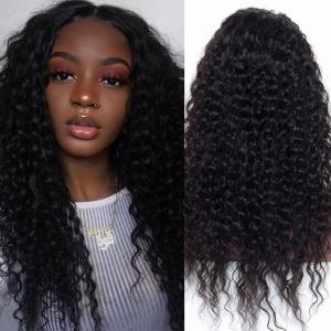 Deep Wave 370 Human Hair Lace Front Wigs For African American Women