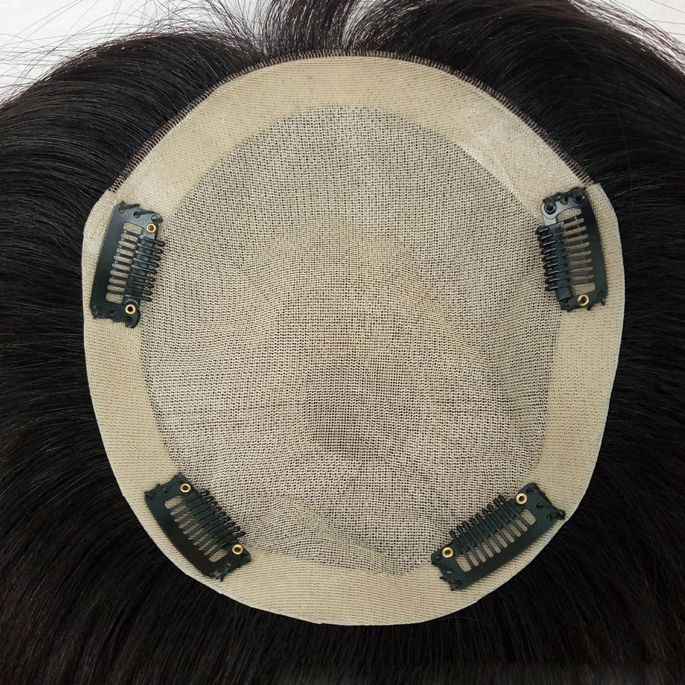 16x18CM Large Crown Base Human Hair Toppers for Serious Thinning Hair