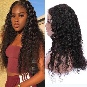 Loose Curl 4*4 Lace Wigs 180% Density Made By Bundles With Closure