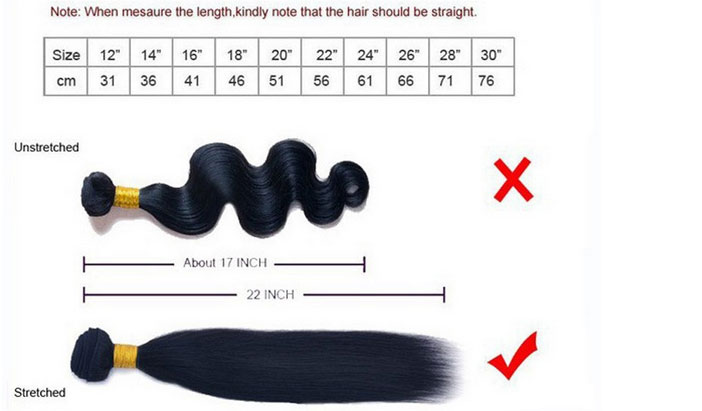 Hairplusbase Measure hair weave