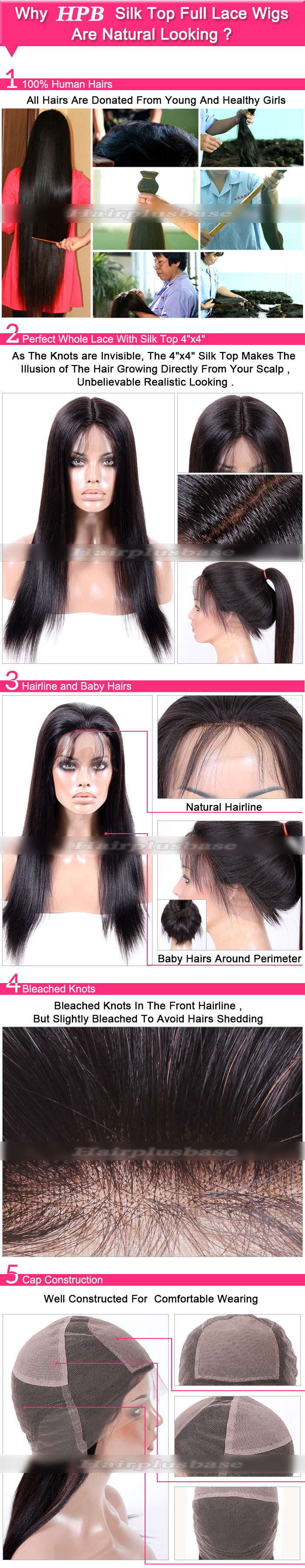 Why Silk Top Full lace wigs natural looking 