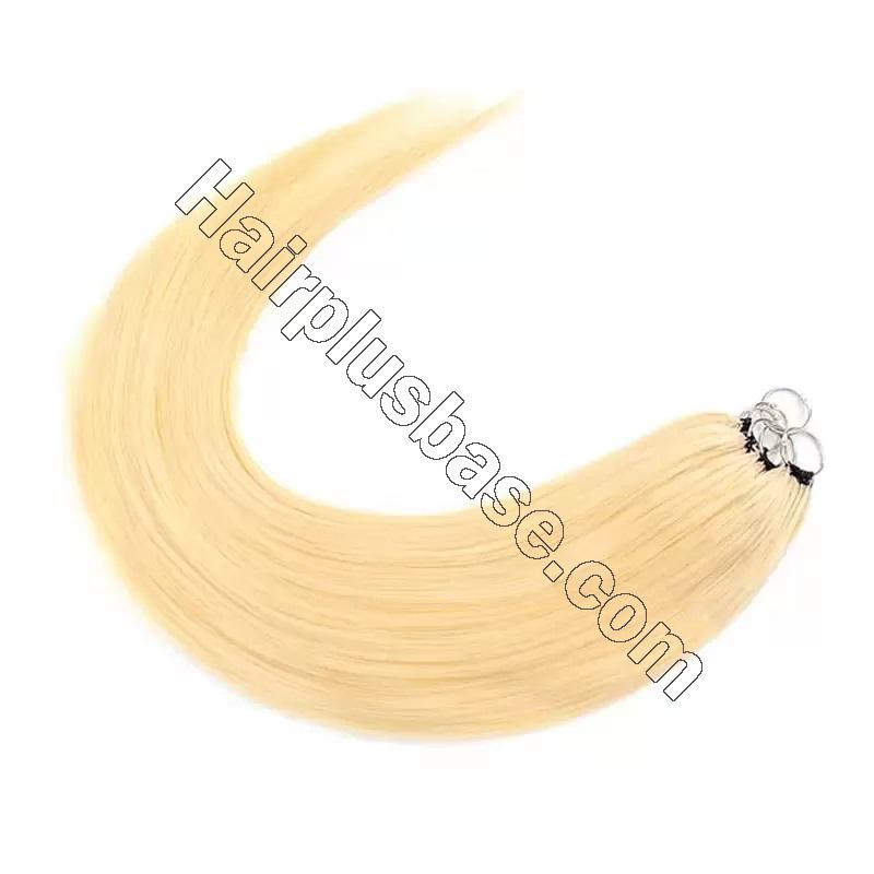 Real Remy Hair Line Connection Technology Feather Human Extensions #613 100S 2